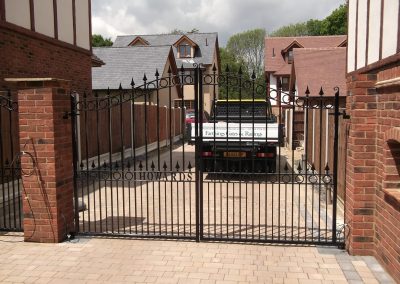 Ashworth Estate gate with letering