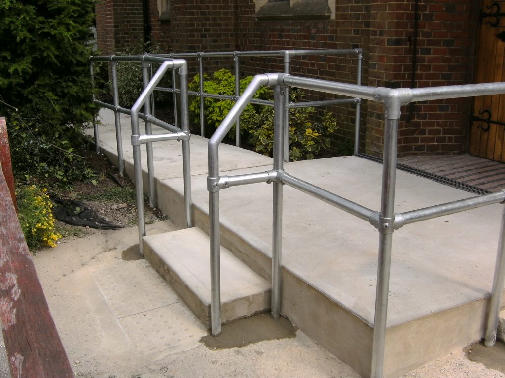 Kee Klamp rail DDA compliant W Farthing & Sons