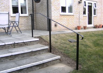 No infill handrails