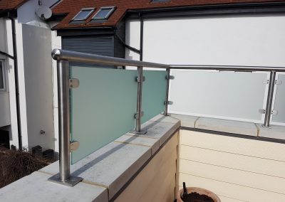 Stainless steel balcony
