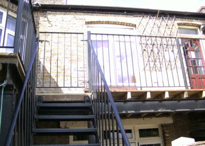 Balcony and staircase