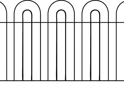 Double hairpin railing